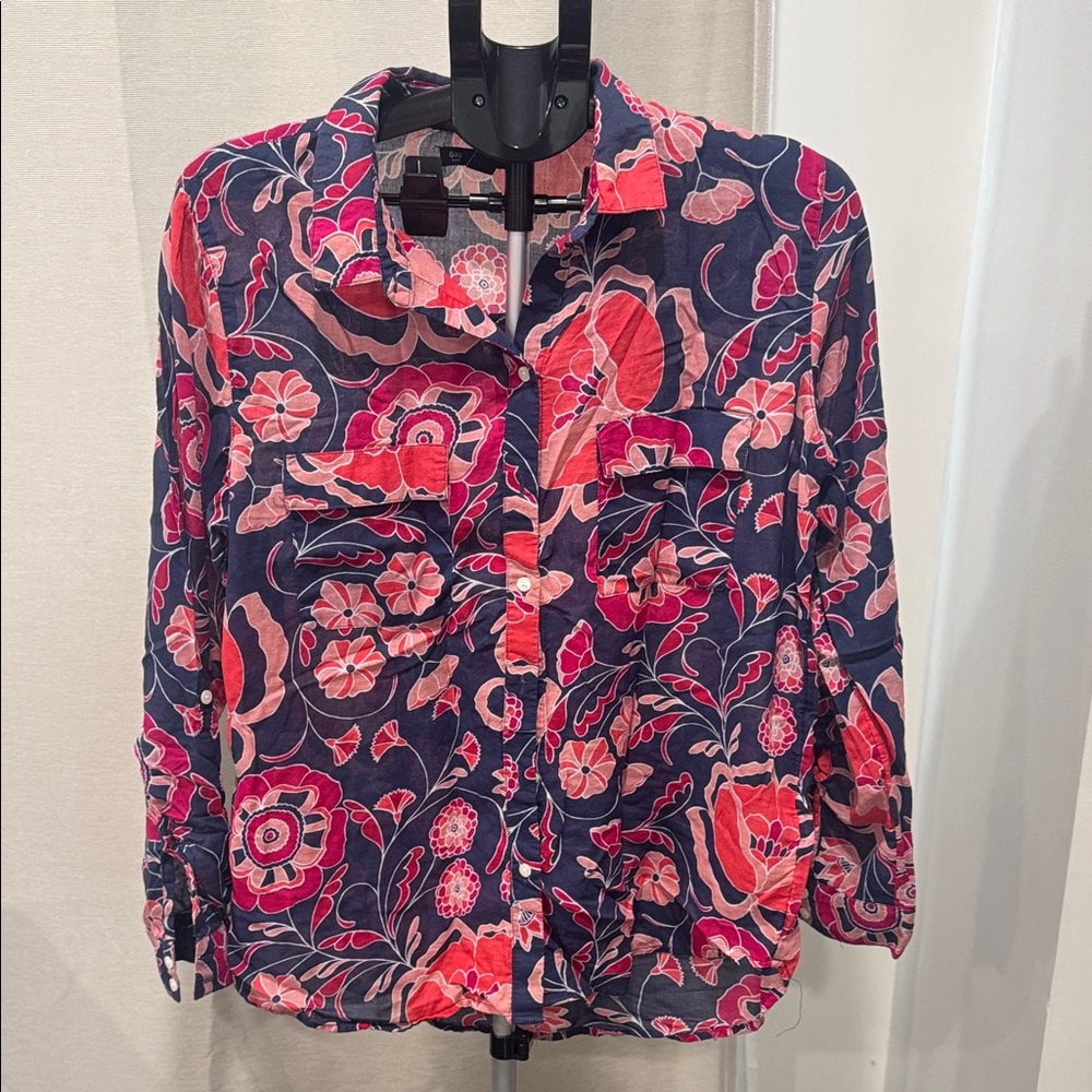 Floral Button-Up Shirt